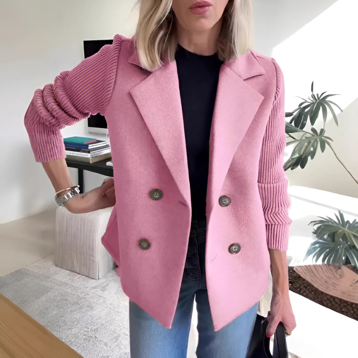 SANDRA | BLAZER con manga de punto