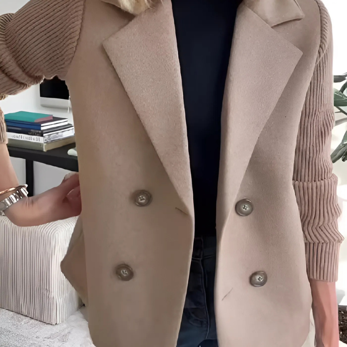 SANDRA | BLAZER con manga de punto