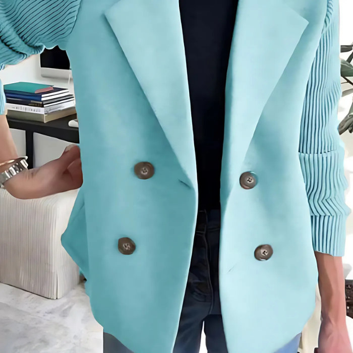 SANDRA | BLAZER con manga de punto