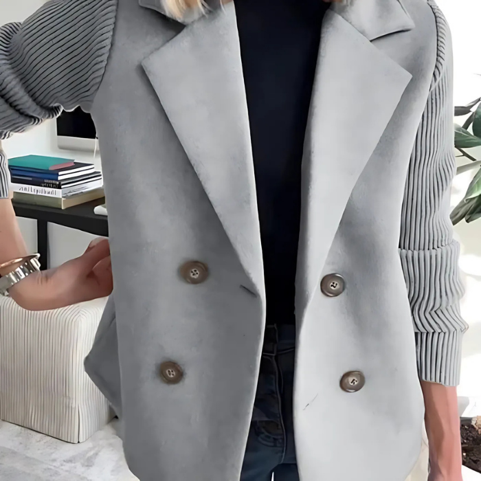 SANDRA | BLAZER con manga de punto