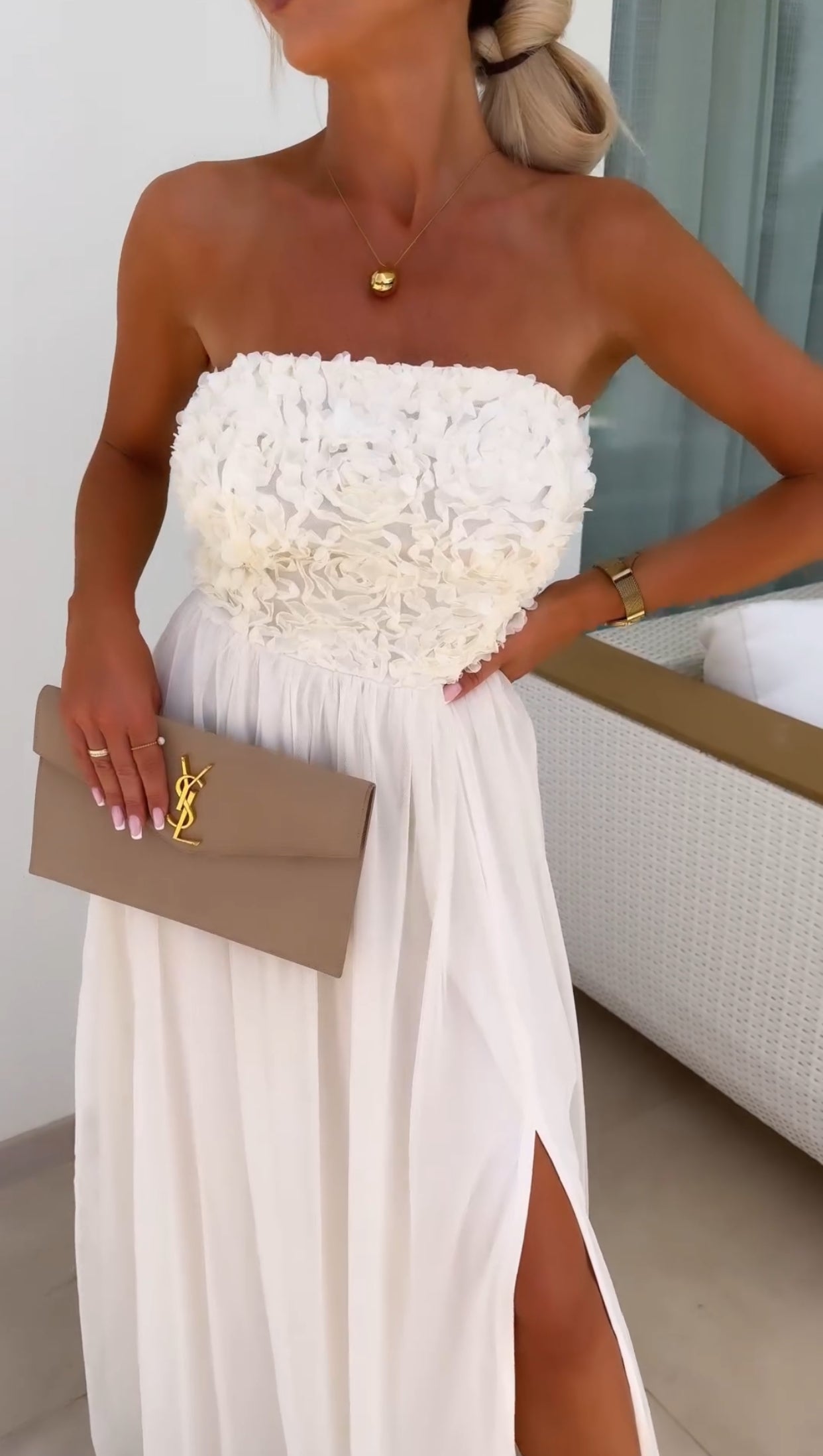 Stella™ - Abito Sognante in Tulle Floreale per Occasioni Eleganti