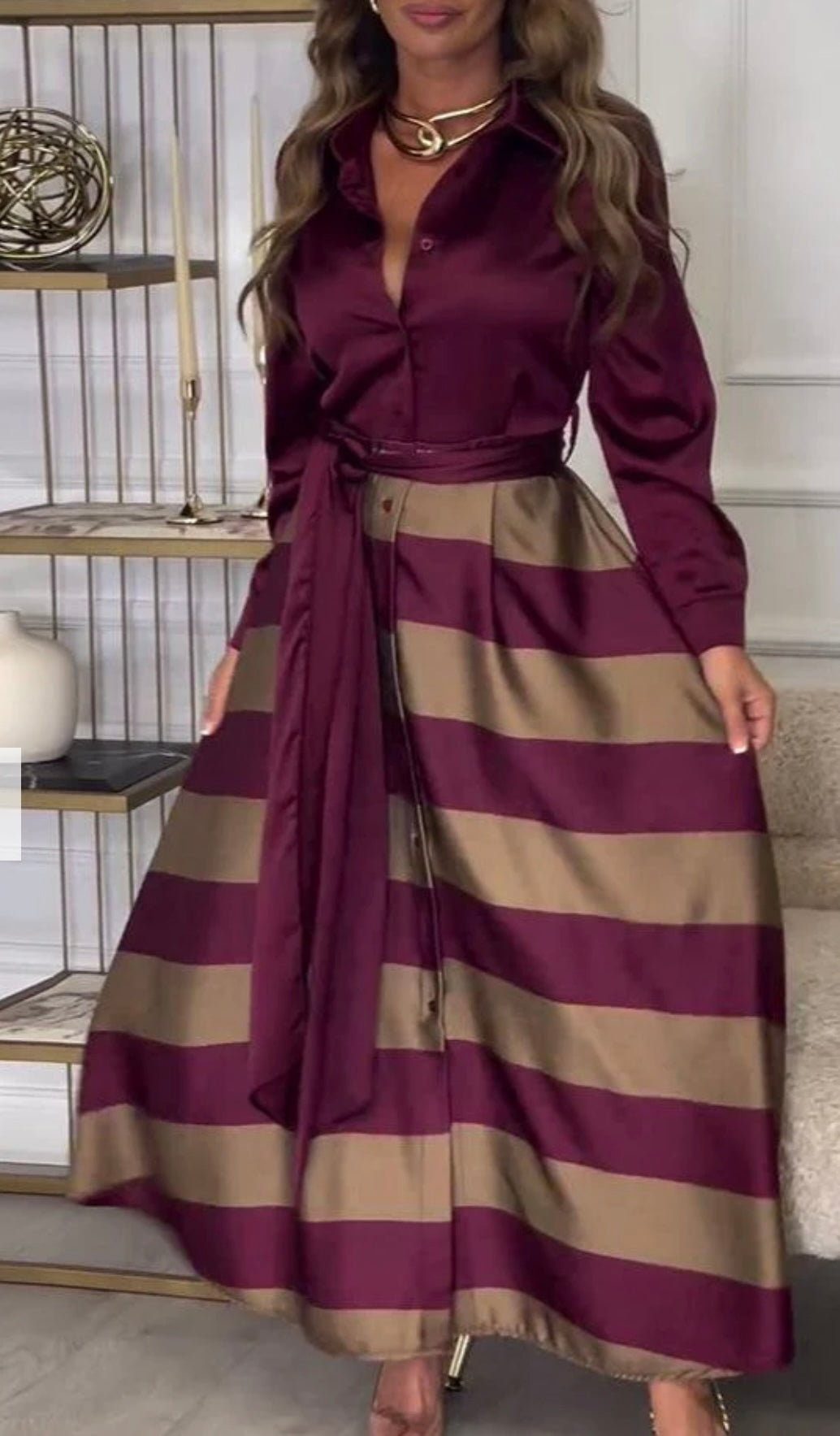 Carla™ - Completo a righe due pezzi