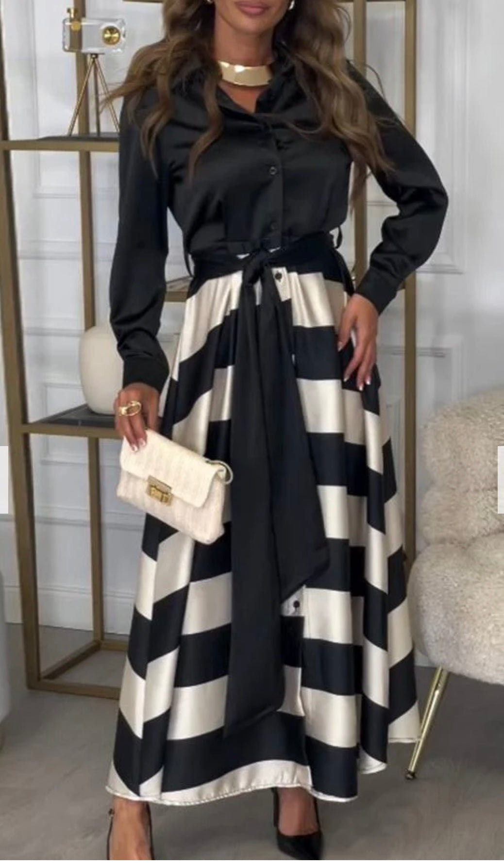 Carla™ - Completo a righe due pezzi