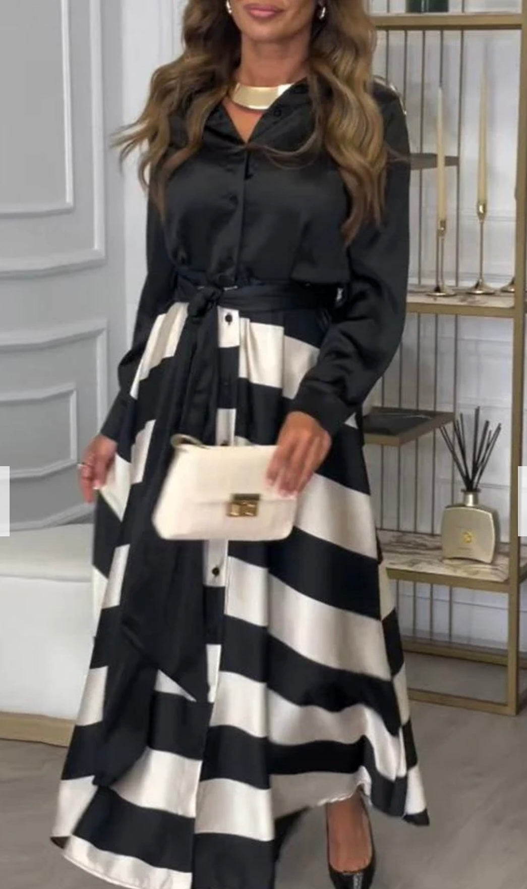 Carla™ - Completo a righe due pezzi