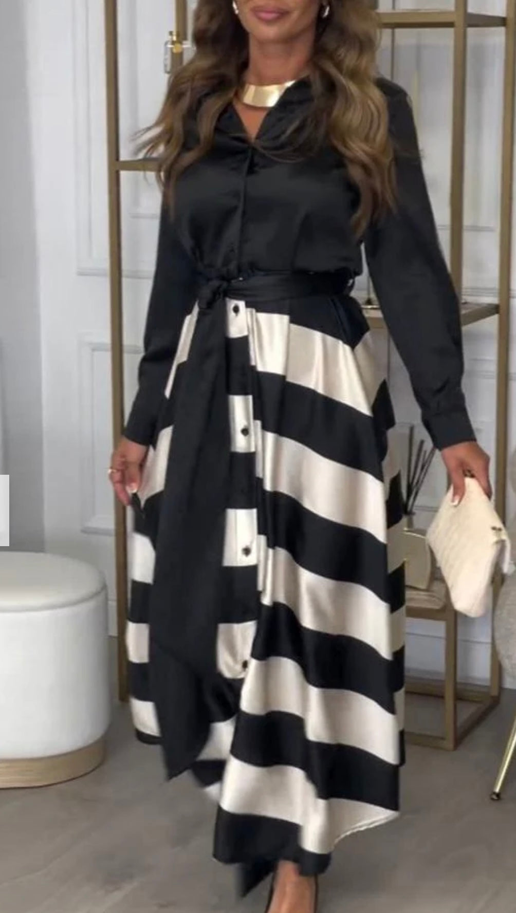 Carla™ - Completo a righe due pezzi