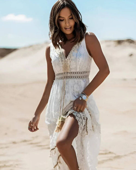 Jooli - Abito Elegante In Stile Bohémien