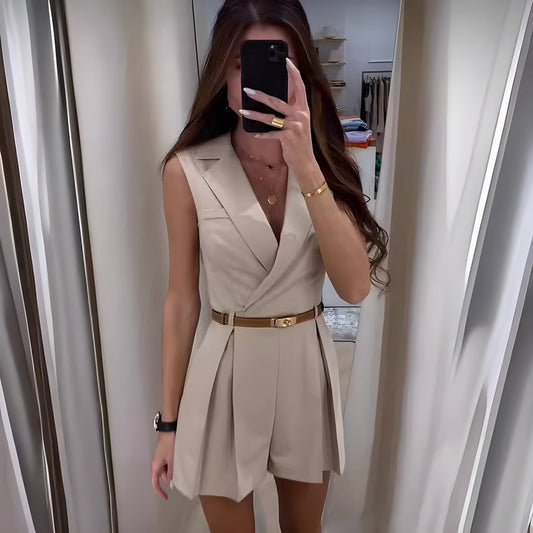 Virosa - Elegante tuta Estiva Senza Maniche