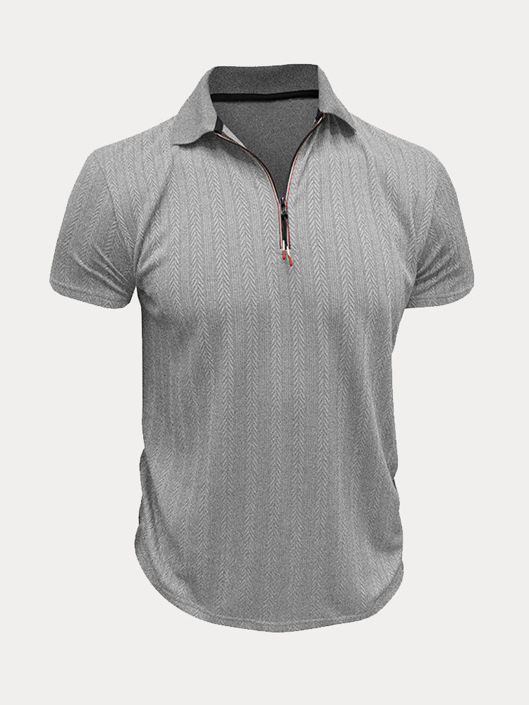 Breathable Summer Knit Polo Shirt