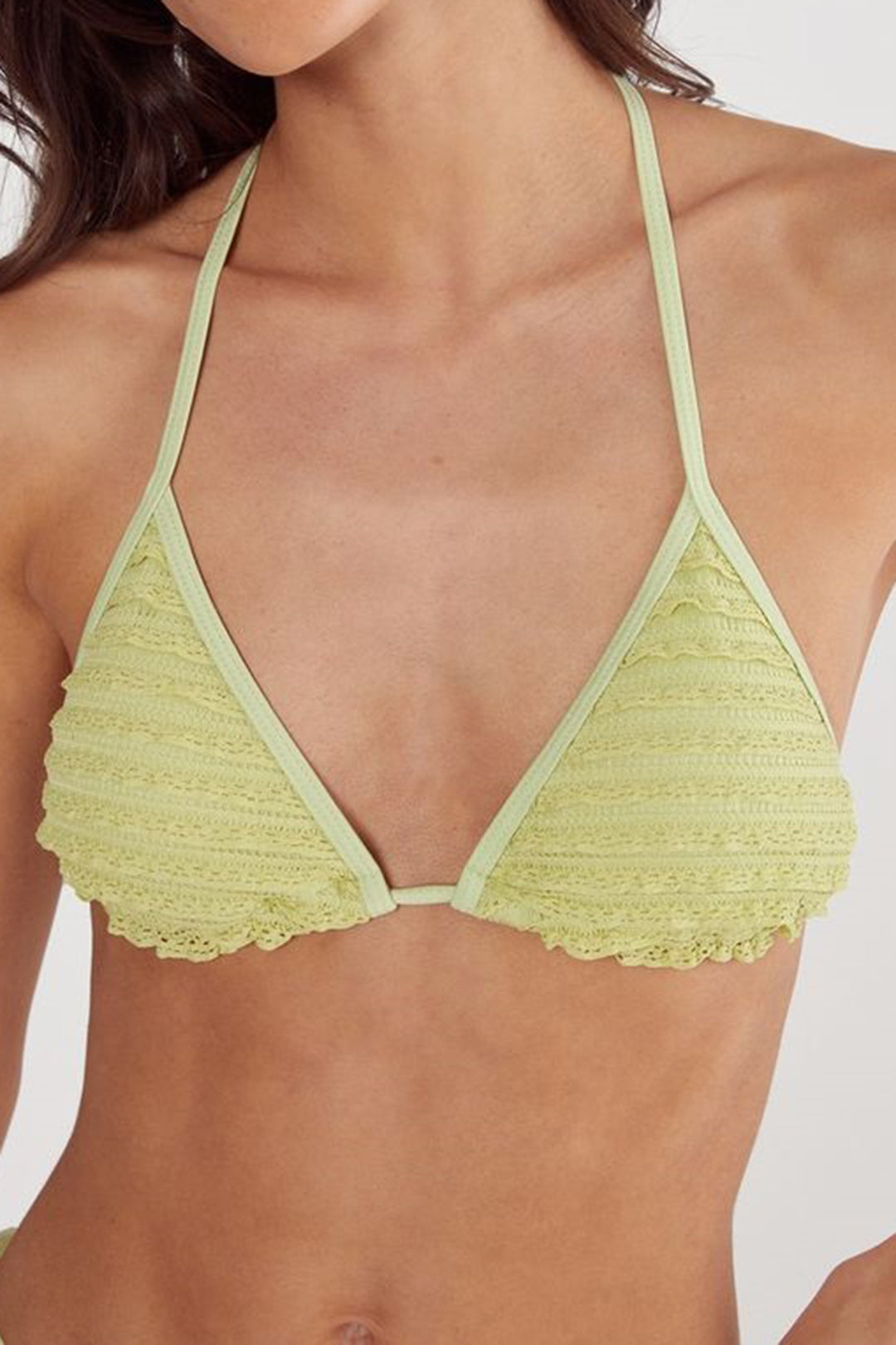 Two-Pieces Halter Neck Tie-Up Bikini Set