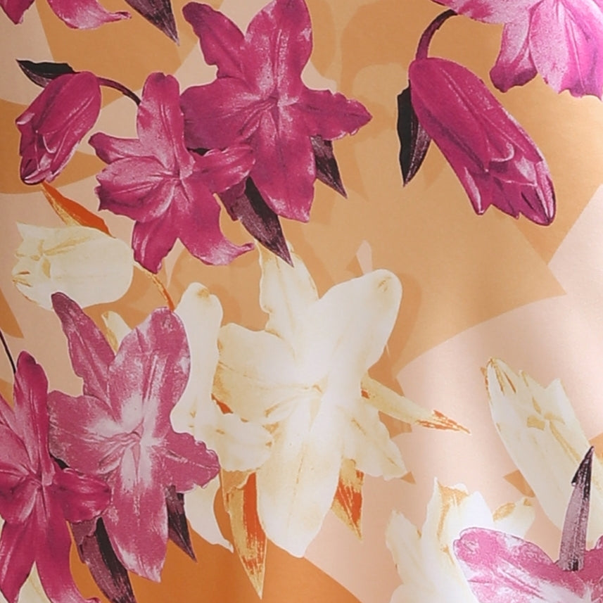 Thesa - Abito Senza Maniche in Raso